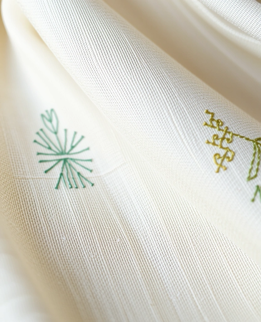 Detalle de bordado artesanal que simboliza nuestra metodología